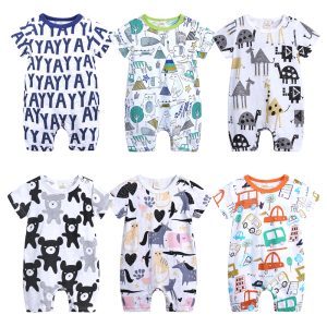 Cotton Baby Rompers Cotton Girl Clothes Cartoon Boy Clothing Set Newborn Baby Roupas Bebe Romoers Infant Jumpsuits MBR197 1