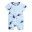 Summer Toddler Bodysuit for Newborn Baby Girl Boy Clothes Rompers Zipper Pajamas Letter Cotton Short Sleeve Infant Jumpsuit 12
