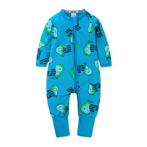 2020 Baby Boys Girls Clothes Cartoon Print Cotton Jumpsuits Unisex Toddler Infant Kids Rompers Newborn Baby Sleepwear MBR24 1