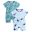 2Pcs/ lots For newborn Baby Boy Girl Clothes Rompers Summer Various color Short Sleeve Pajamas Cotton Soft Bodysuit for newborns 9