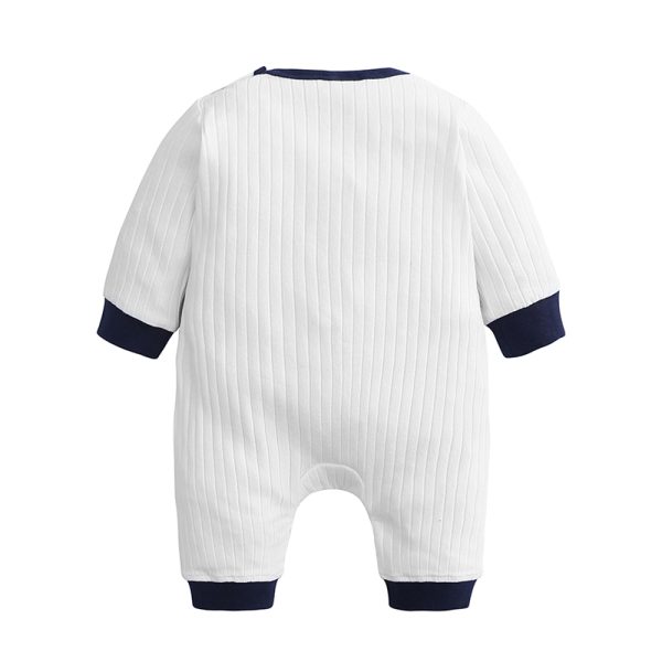 Baby Rompers Cotton Bow Tie  Gentleman Cotton Bib Clothing Toddler Prince Overalls Newborn Infant Jumpsuits MBR223 2