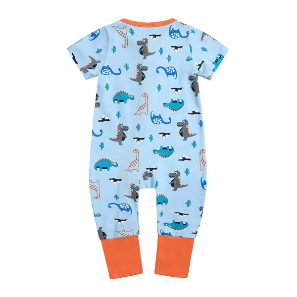 For Baby girl Boy clothes For newborn baby romper Jumpsuit costumes Dinosaur Short Sleeve  summer clothes girl Pajamas Bodysuit 4