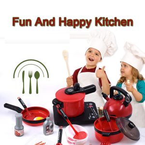 11-56pcs Children Mini Kitchen Toys Set Cookware Pot Pan Kids Pretend Cook Play Game Simulation Kitchenware Utensils Toys Gift 1