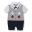 boys cotton overalls Baby clothes toddlers bow tie baby clothes Roupas Bebe tender for little boys overalls for baby MBR0187 9