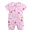 Kids Tales 2019 New Brand Baby summer rompers Short Sleeve Cute print pink Girls boys clothes 0-2 baby wear soft clothing MBR241 10