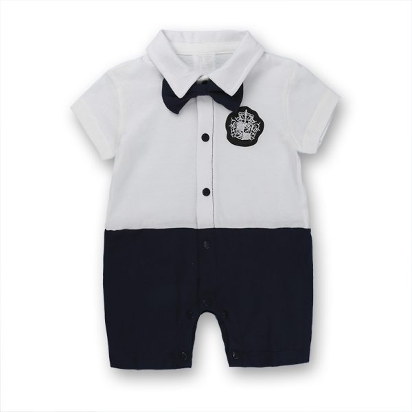 boys cotton overalls Baby clothes toddlers bow tie baby clothes Roupas Bebe tender for little boys overalls for baby MBR0187 6