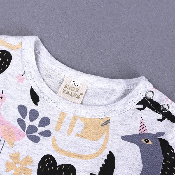 Cotton Baby Rompers Cotton Girl Clothes Cartoon Boy Clothing Set Newborn Baby Roupas Bebe Romoers Infant Jumpsuits MBR197 6