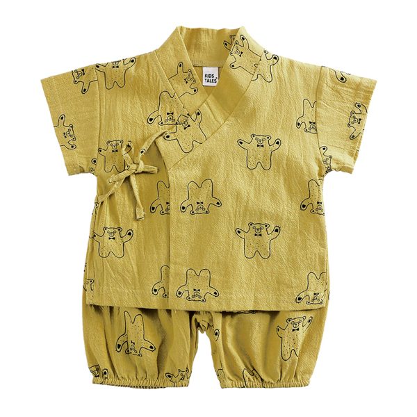 2020 Children's Clothing Sets Summer fashion cartoon Baby boys pajama suits Kids Clothing Set sleepwear t-shirts+trousers MCC004 4