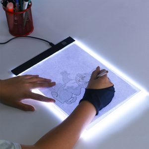 Interesting Kids Drawing Board 3 Level Dimmable Led Copy Pad Baby Painting Educational Toys For Children Peinture Enfant Doodle 1