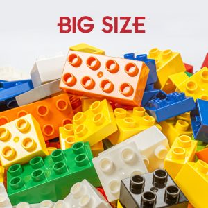 50-200Pcs Big Size Bricks DIY Building Blocks Base Plates Compatible Construction Toys For Children Baby Giocattoli Gift 1