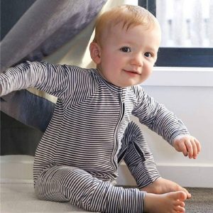 New Fashion Newborn Baby Romper Striped Long Sleeve Baby Boy Girl Clothes Cotton Sleepwear Baby Rompers MBR0131 1