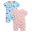 2Pcs/ lots For newborn Baby Boy Girl Clothes Rompers Summer Various color Short Sleeve Pajamas Cotton Soft Bodysuit for newborns 8