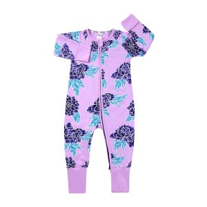 Spring Autumn Newborn Baby Clothes floral Baby Girl Clothes Outfits Boys Rompers Kids Costume For Girls Infant Jumpsuit MR252 1