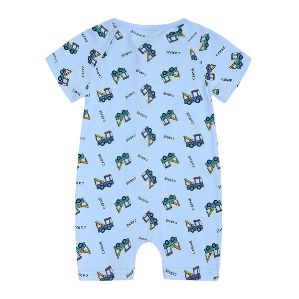 Bodysuit for Newborn Baby Girl Boy Clothes Rompers Jumpsuit  Zipper Cartoon Cotton Short Sleeve Ropa Bebe Infant Pajamas Summer 4