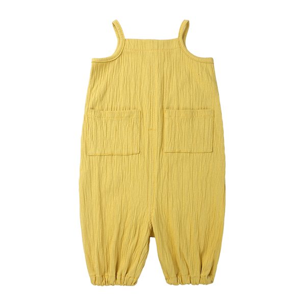 Baby Girls Boys Fashionable Lovely condole jumpsuits Playsuit Romper Cotton Solid Overalls Kids Clothes Outfits MCT039 4