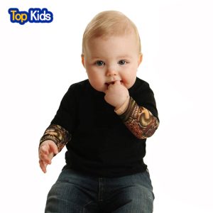 Newborn Toddler Kids Baby Boy Romper Jumpsuit Little Boys Rompers Long sleeve Tattoo printing Baby girl boys clothing OutfMBR039 1