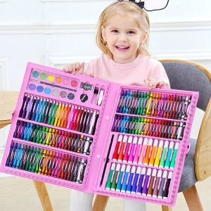 42-208Pcs Watercolor Drawing Set Colored Pencil Crayon Water Painting Kid Art Peinture Enfant Gifts Children Educational Toys 1