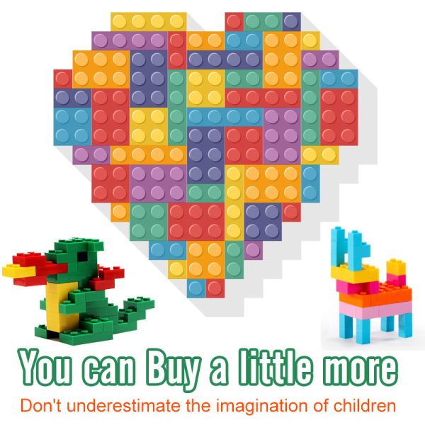 50-200Pcs Big Size Bricks DIY Building Blocks Base Plates Compatible Construction Toys For Children Baby Giocattoli Gift 6