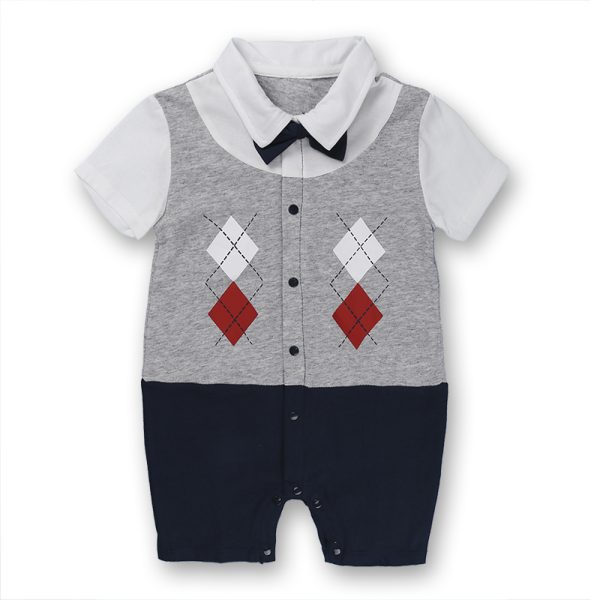 boys cotton overalls Baby clothes toddlers bow tie baby clothes Roupas Bebe tender for little boys overalls for baby MBR0187 4