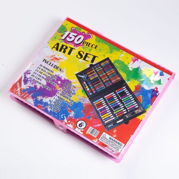 150pcs Drawing Painting Watercolor Markers Pen Crayon Kids Gift Stationery Learning Art Brush Graffiti Pencil School Supplies 4