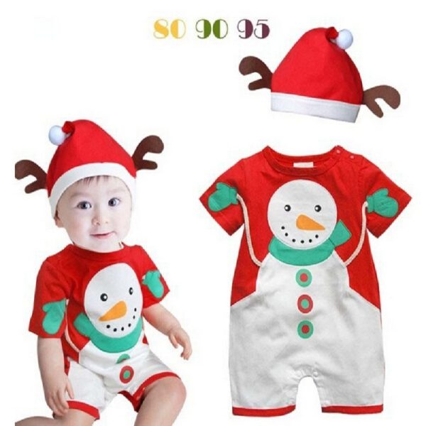 CR050 Christmas gift hits baby jumpsuits Santa Claus clothes for newborn boys girls overalls for children 2018 new arrival 3