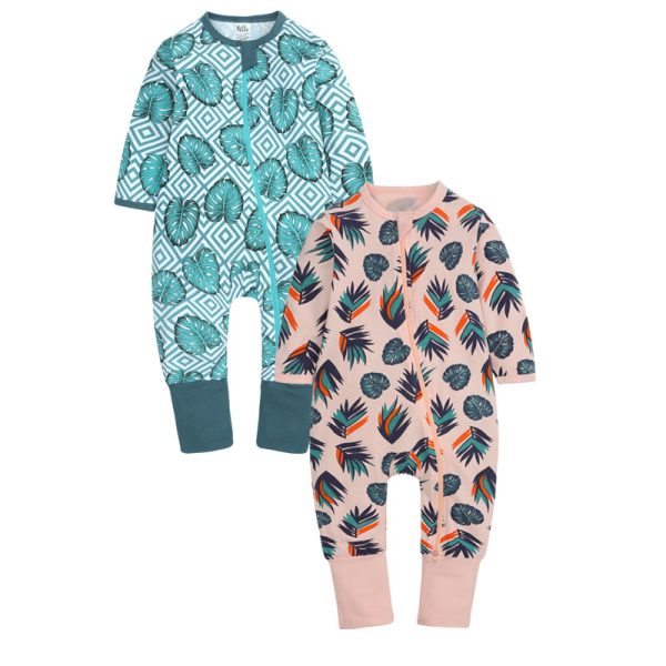 2PCS/Lot Baby Clothes Baby Rompers Baby Boy Clothes Newborn Long Sleeve Cotton Infant High Quality Body Suit Baby Jumpsuit 0-24M 2