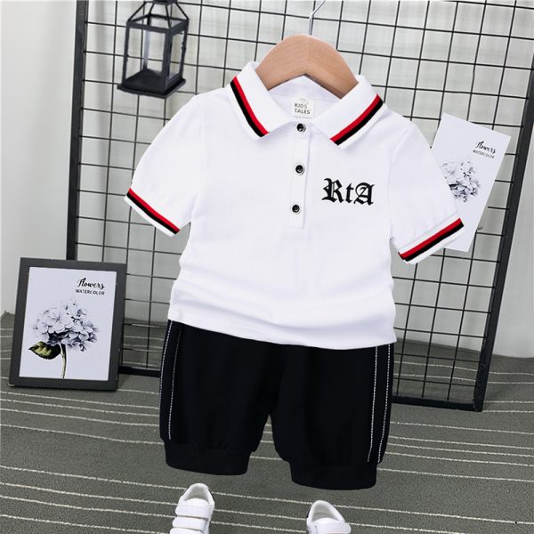 Baby Clothing Sets Baby Boy Clothes 2PCS Sets Summer Infant Boy T-shirts+Shorts Casual Outfits Sets Kids Tracksuit MB520 2