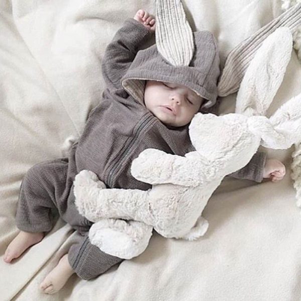 New winter Autumn Baby Rompers Cute Cartoon Rabbit Infant Girl Boy Jumpers Kids Baby Outfits thick Clothes MBR218 6