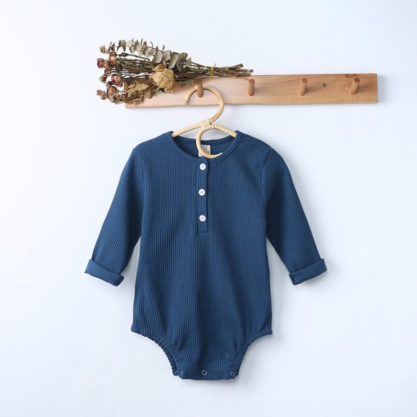 MR271 Outfit Clothes Hat For Kids Baby Autumn Baby Boy Romper 2020 0-24M Newborn Girl Rompers Cotton Long Sleeve Jumpsuit 2
