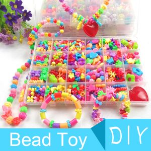 500-550pcs Creative DIY Handmade Beaded Toys For Kids Children Hama Beads Mini Craft Kits Bracelet Necklace Jewelry Girl Gift 1