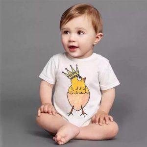 Newborn Baby Clothes Toddler Infants Baby Bodysuit Funny white short sleeve cottons Baby girl boys Baby Onesie MBR0147 1