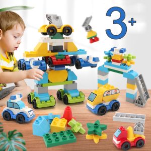 Transformersed Building Blocks DIY Robot Six-in-one Car Model Assemble Bricks Kit Educational Toys For Children Kids Gift 1