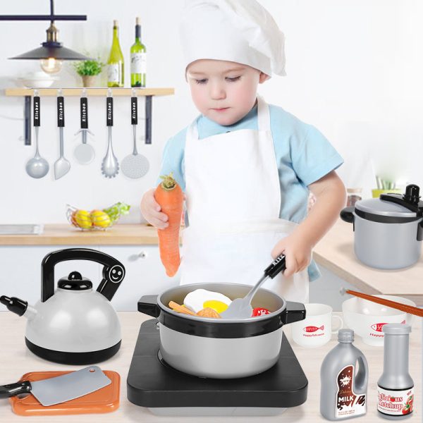 11-50 PCS Kids Girls Gift Pretend Cook Play Mini Kitchenware Simulation Toys Set Cookware Pot Pan Utensils Toys For Children 4