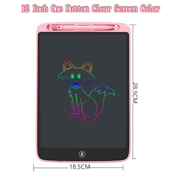 Children LCD Handwritten Drawing Writing Board Protect Eyes Color Erasure Early Educational Toys Graffiti Books Intelligence Pad 6