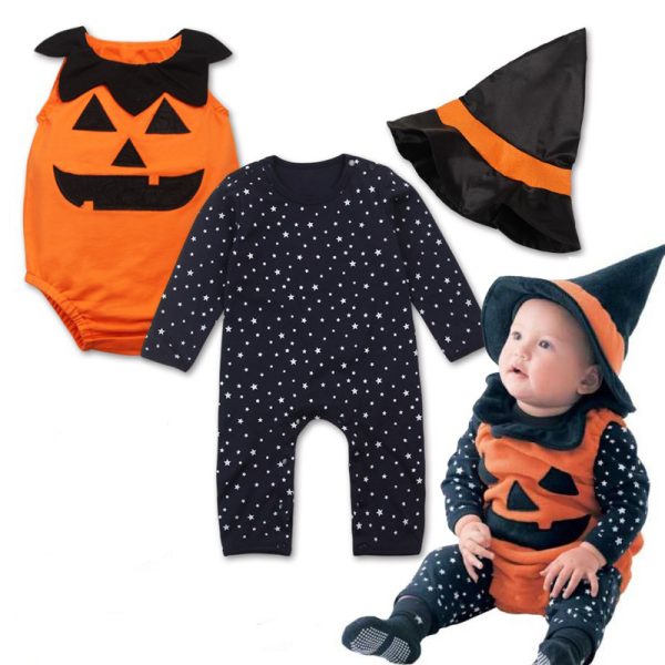 Children Baby Girl Boy Clothes Fancy Kids Cosplay Halloween Costume  Newborn Rompers MBR197 1