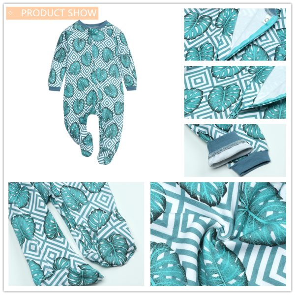 New Style Infant Jumpsuit Baby Cartoon Baby Clothing Newborn Cotton Zipper Rompers Spring Autumn Costumes Wrap Foot Cute Outfits 2